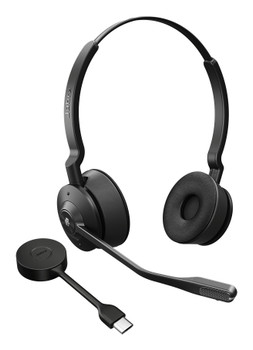 9659-470-125 - Jabra Engage 55 SE Headset Wireless Head-band Office/Call center Black - 9659-470-125