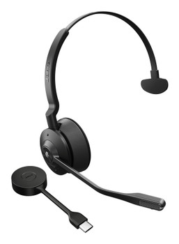 9653-470-125 - Jabra Engage 55 SE Headset Wireless Head-band Office/Call center Black - 9653-470-125