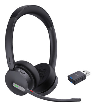 1208685 - Yealink WH64 Hybrid Dual Teams Headset Wireless Head-band Office/Call center Micro-USB Bluetooth Black
