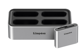 WFS-S , Kingston Technology WFS-S laptop dock/port replicator Wired USB 3.2 Gen 2 (3.1 Gen 2) Type-C Black, Silver -