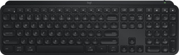 920-011406 , Logitech MX Keys S keyboard Universal RF Wireless + Bluetooth QWERTY English Black - 920-011406