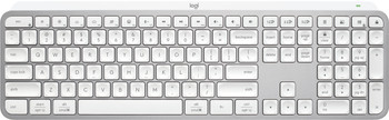 920-011559 , Logitech MX Keys S keyboard Universal RF Wireless + Bluetooth QWERTY English Aluminum, Gray - 920-011559
