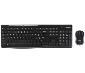 920-008813 - Logitech MK270 keyboard Mouse included Office RF Wireless Black
