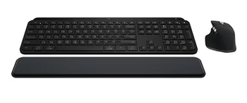 920-012274 - Logitech MX Keys S Combo - Performance Wireless Keyboard and Mouse with Palm Rest - USB
