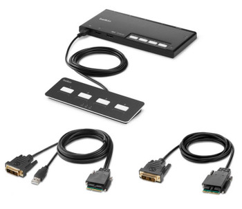 F1DN104MOD-DD-4 - Belkin F1DN104MOD-DD-4 KVM switch Black