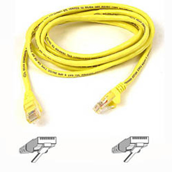 A3L980-14-YLW-S , Belkin Cat6 Snagless Patch Cable 14 Feet Yellow networking cable 169.3" (4.3 m) - A3L980-14-YLW-S