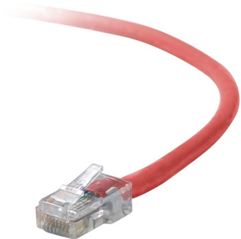 A3L791-07-RED , Belkin Cat5e Patch Cable, 7ft, 1 x RJ-45, 1 x RJ-45, Red networking cable 82.7" (2.1 m) - A3L791-07-RED