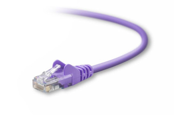A3L791-03-PUR-S , Belkin Cat5e, 3ft, 1 x RJ-45, 1 x RJ-45, Purple networking cable 35.4" (0.9 m) - A3L791-03-PUR-S