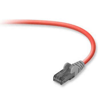 A3X189-03-RED-S - Belkin Cat6 snagless crossover patch cable, 0.9m networking cable Red 35.4" (0.9 m)