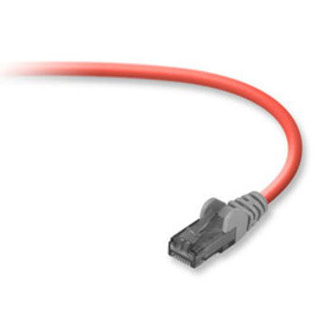 A3X189-01-RED-S , Belkin CAT6 Snagless Crossover Patch Cable networking cable Red 11.8" (0.3 m) - A3X189-01-RED-S