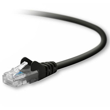 A3L791-100-BK-S , Belkin Cat 5e Snagless UTP Patch Cable networking cable Black 1181.1" (30 m) - A3L791-100-BK-S