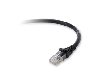 F2CP003-20BK-LS - Belkin Cat. 6a Patch Cable, RJ-45 Male, RJ-45 Male, 20ft, Black networking cable 239.8" (6.09 m)