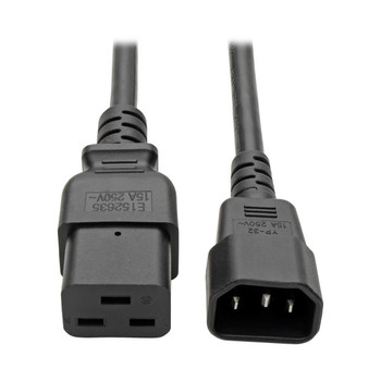 P047-002 - Tripp Lite P047-002 power cable Black 24" (0.61 m) C14 coupler C19 coupler