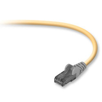 A3X126-50-YLW-M - Belkin CAT5e Snagless Crossover Patch Cable networking cable Yellow 590.6" (15 m)