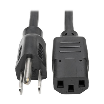 P006-010 - Tripp Lite P006-010 power cable Black 118.1" (3 m) NEMA 5-15P C13 coupler