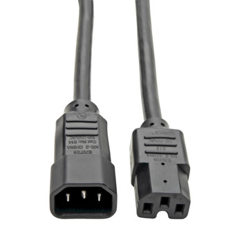 P018-003 - Tripp Lite P018-003 power cable Black 35.4" (0.9 m) C14 coupler C15 coupler