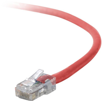 A3L791-04-RED - Belkin Cat5e Patch Cable, 4ft, 1 x RJ-45, 1 x RJ-45, Red networking cable 47.2" (1.2 m) - A3L791-04-RED