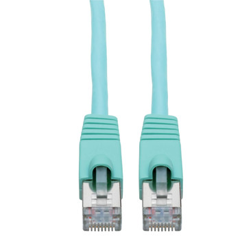 N262-001-AQ - Tripp Lite N262-001-AQ networking cable Aqua color 12.2" (0.31 m) Cat6a S/UTP (STP)
