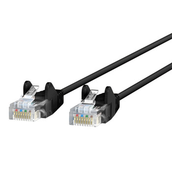 CE001B01-BLK-S - Belkin CE001b01-BLK-S networking cable Black 11.8" (0.3 m) Cat6 U/UTP (UTP)