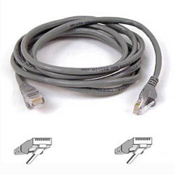 A3L9002-07-S , Belkin Cat6 Patch Cable 7ft Grey networking cable Gray 82.7" (2.1 m) - A3L9002-07-S
