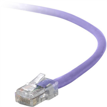 A3L791-12-PUR - Belkin 12ft Cat5e UTP networking cable Purple 141.7" (3.6 m) U/UTP (UTP)