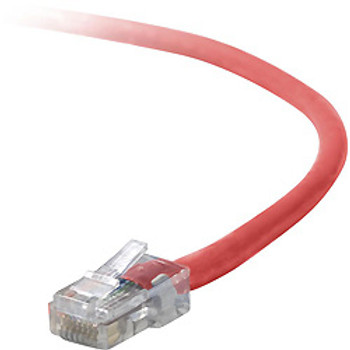 A3L791-25-RED-H - Belkin CAT5e Patch Cable networking cable Red 984.3" (25 m)