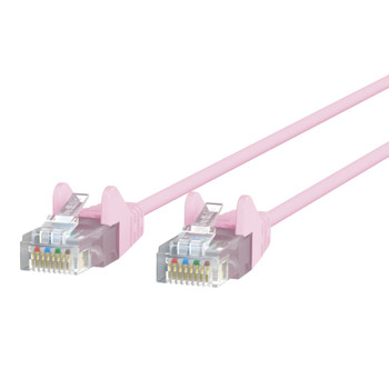 CE001B04-PNK-S - Belkin CE001b04-PNK-S networking cable Pink 47.2" (1.2 m) Cat6 U/UTP (UTP)