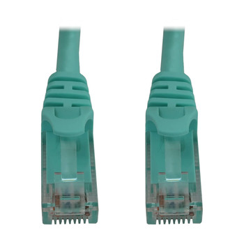 N261-001-AQ - Tripp Lite N261-001-AQ networking cable Aqua color 11.8" (0.3 m) Cat6a U/UTP (UTP)