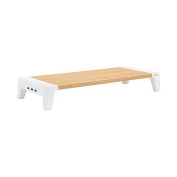 MR229USB - Eaton MR229USB monitor mount / stand White, Wood Desk