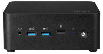 CUBINUC1M010 - MSI Cubi NUC 1M-010US Intel Core 3 100U 8 GB DDR5-SDRAM 500 GB SSD Windows 11 Pro Mini PC Black