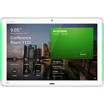 1303117 , Yealink RoomPanel Plus 10.1" 1280 x 800 pixels 802.11a, 802.11b, 802.11g, Wi-Fi 4 (802.11n), Wi-Fi 5 (802.11ac) Bluetooth - 1303117