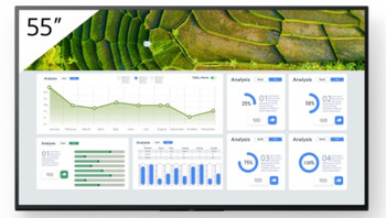 FW55BZ30L , Sony FW-55BZ30L signage display Digital signage flat panel 55" LCD Wi-Fi 440 cd/m² 4K Ultra HD Black Android 24/7 - FW55BZ30L