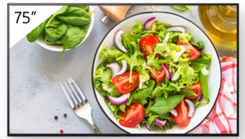 FW75BZ35L , Sony FW-75BZ35L signage display Digital signage flat panel 75" LCD Wi-Fi 550 cd/m² 4K Ultra HD Black Android 24/7 - FW75BZ35L