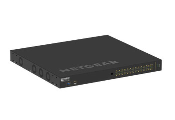 GSM4230UP-100NAS , NETGEAR GSM4230UP Managed L2/L3/L4 Gigabit Ethernet (10/100/1000) Power over Ethernet (PoE) 1U Black - GSM4230UP-100NAS