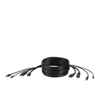 F1DN2CC-HHPP10T , Belkin F1DN2CC-HHPP10t KVM cable Black 118.1" (3 m)