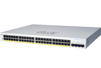 CBS220-24P-4X-NA , Cisco CBS220-24P-4X Managed L2 Gigabit Ethernet (10/100/1000) Power over Ethernet (PoE) White - CBS220-24P-4X-NA
