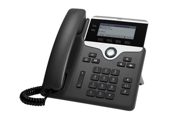 CP-7821-K9= , Cisco 7821 IP phone Black, Silver 2 lines - CP-7821-K9=