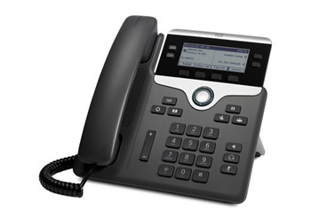 CP-7841-K9= , Cisco 7841 IP phone Black, Silver 4 lines LCD - CP-7841-K9=