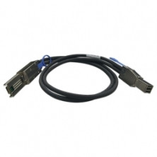 CAB-SAS20M-8644-8088 , QNAP CAB-SAS20M-8644-8088 Serial Attached SCSI (SAS) cable 78.7" (2 m) Black, Metallic