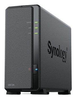 DS124 , Synology DiskStation DS124 NAS/storage server Desktop Realtek RTD1619B 1 GB DDR4 0 TB DiskStation Manager Black