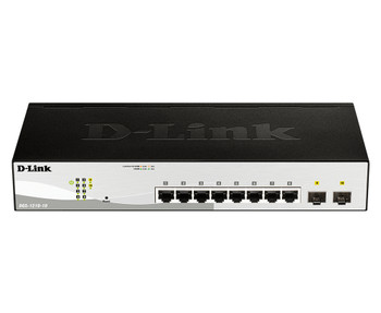 DGS-1210-10 , D-Link DGS-1210-10 network switch Managed L2 Gigabit Ethernet (10/100/1000) 1U Black, Gray