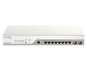 DBS-2000-10MP , D-Link DBS-2000-10MP network switch Managed L2 Gigabit Ethernet (10/100/1000) Power over Ethernet (PoE) Gray