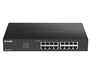 DGS-1100-16V2 , D-Link DGS-1100-16V2 network switch Managed L2 Gigabit Ethernet (10/100/1000) Black
