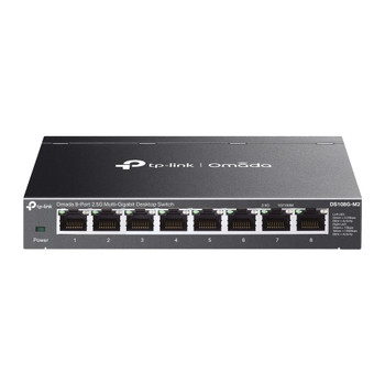 DS108G-M2 , TP-Link Omada DS108G-M2 network switch Unmanaged 2.5G Ethernet (100/1000/2500) Black
