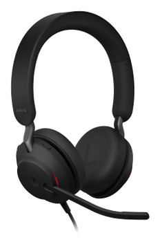 24189-989-799-01 , Jabra Evolve2 40 SE Headset Wired Head-band Calls/Music USB Type-C / USB Type-A Black - 24189-989-799-01