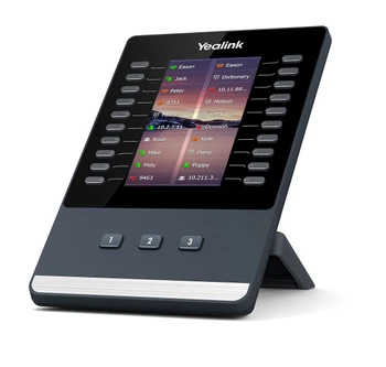 EXP43 | Yealink EXP43 IP add-on module Black, Gray 23 buttons