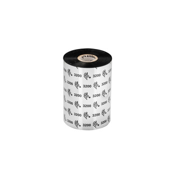 03200BK08045 | Zebra 3200 Wax/Resin thermal Ribbon 17716.5" (450 m) Black - 03200BK08045