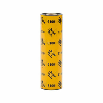 06100GS08407 | Zebra 6100 Wax/Resin thermal Ribbon Black - 06100GS08407