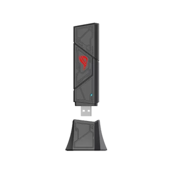 ROG USB-BE92 | ASUS ROG USB-BE92 WiFi 7 USB Adapter  Up to 6500 Mbps, Dual-Band WLAN