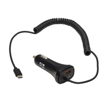 U280-C02-30W-C6 | Tripp Lite U280-C02-30W-C6 mobile device charger Universal Black Cigar lighter Fast charging Auto
